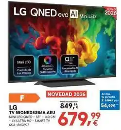 Worten Lg - tv 55qned83b6a.aeu oferta