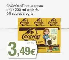 Keisy Cacaolat - batut cacau oferta