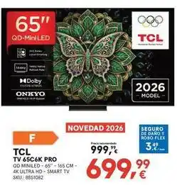 Worten Tcl - tv 65c6k pro oferta