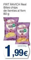 Keisy Frit ravich - real bites chips de llenties al forn oferta