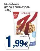 Keisy Kellogg's - granola amb civada oferta
