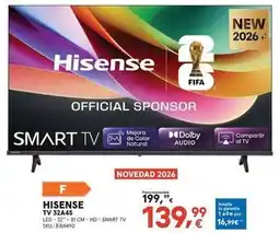 Worten Hisense - tv 32a45 oferta