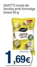 Keisy Snatt's - snack de llenties amb formatge bossa oferta