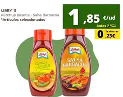 Tu Trébol Hipermercados Libby's - salsa barbacoa articulos seleccionados oferta