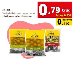 Tu Trébol Hipermercados Jolca - variedad de aceitunas bolsa articulos seleccionados oferta