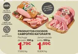 El Corte Inglés Productos campo frío pechuga de pavo oferta