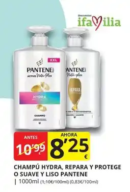 Supermercados MAS Pantene champú hydra, repara y protege o suave y liso pantene oferta