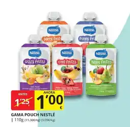 Supermercados MAS Gama Pouch Nestlé oferta
