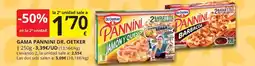 Supermercados MAS Dr. Oetker gama Pannini oferta