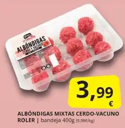 Supermercados MAS Rolier albóndigas mixtas cerdo-vacuno oferta