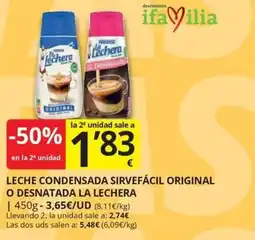 Supermercados MAS Nestlé lechera oferta