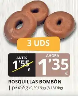 Supermercados MAS Rosquillas Bombón oferta
