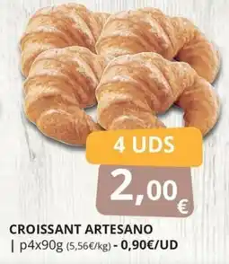 Supermercados MAS Croissant artesano oferta