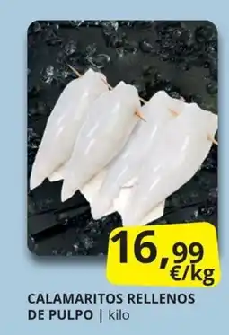 Supermercados MAS calamaritos rellenos de pulpo oferta