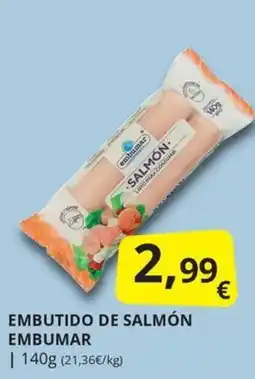 Supermercados MAS embutido de salmón oferta