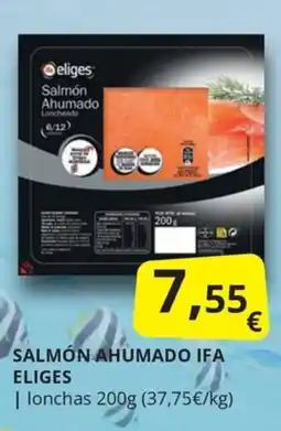 Supermercados MAS eliges salmón ahumado lonchas oferta