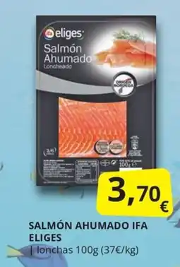 Supermercados MAS eliges salmón ahumado loncheado oferta