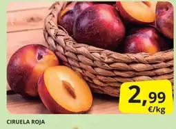 Supermercados MAS Ciruela Roja oferta