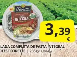 Supermercados MAS Florette ensalada completa de pasta integral oferta
