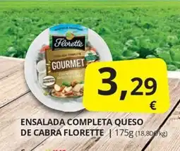 Supermercados MAS Florette ensalada completa queso de cabra oferta