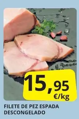 Supermercados MAS Filete de pez espada descongelado oferta