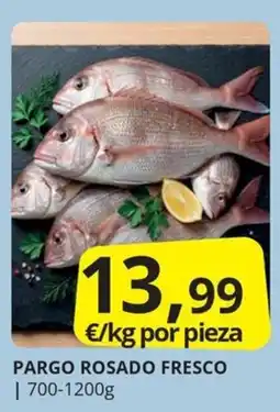 Supermercados MAS Pargo rosado fresco oferta