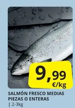 Supermercados MAS Salmón fresco medias oferta