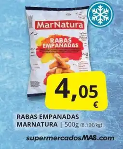 Supermercados MAS MarNatura rabas empanadas oferta