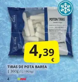 Supermercados MAS Barea tiras de pota oferta