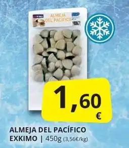 Supermercados MAS Exkimo almeja del pacífico oferta