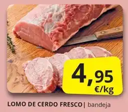 Supermercados MAS lomo de cerdo fresco oferta