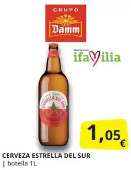Supermercados MAS Damm cerveza estrella del sur oferta