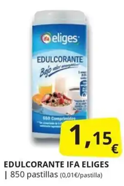 Supermercados MAS ifa eliges edulcorante oferta