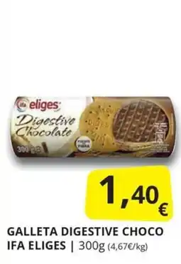 Supermercados MAS Ifa eliges galleta digestive choco oferta