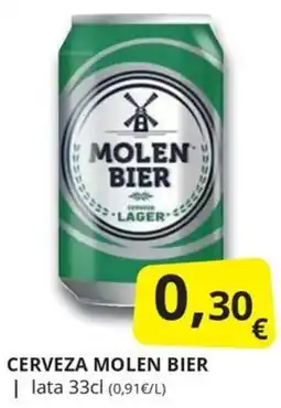 Supermercados MAS Molen Bier cerveza lager oferta