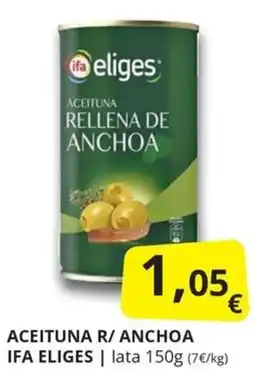 Supermercados MAS ifa eliges aceituna rellena de anchoa oferta