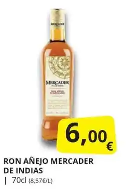 Supermercados MAS Ron Añejo Mercader De Indias oferta