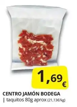 Supermercados MAS Centro jamón bodega oferta