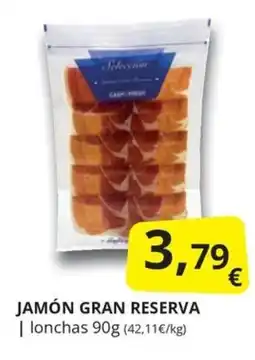 Supermercados MAS Jamón Gran Reserva oferta