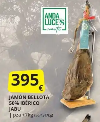 Jabu jamón bellota 50% ibérico