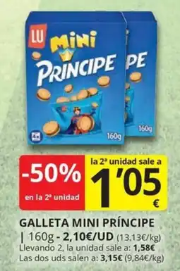 Supermercados MAS Lu mini principe oferta