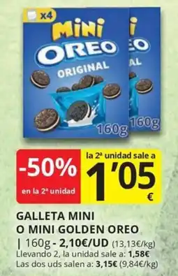 Supermercados MAS Mini Oreo Original oferta