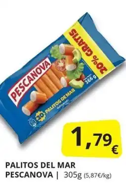 Supermercados MAS Pescanova palitos del mar oferta