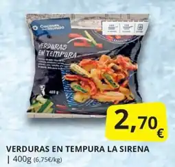 Supermercados MAS Cocinas del mundo verduras en tempura oferta