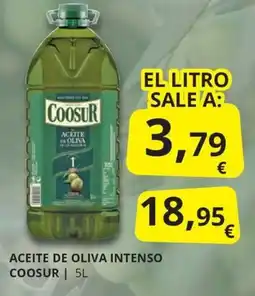 Supermercados MAS Coosur aceite de oliva intenso oferta
