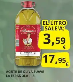Supermercados MAS La Española aceite de oliva suave oferta