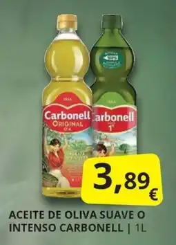 Supermercados MAS Carbonell aceite de oliva suave o intenso oferta