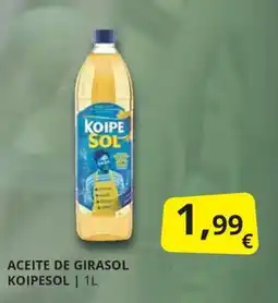 Supermercados MAS Koipesol aceite de girasol oferta