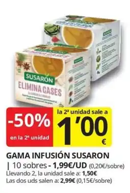 Supermercados MAS Susaron infusion oferta