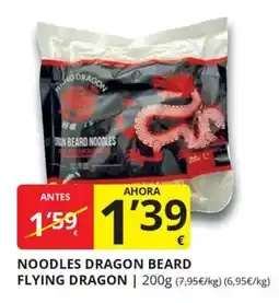Supermercados MAS Flying Dragon noodles dragon beard oferta